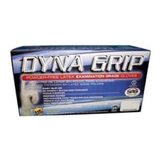 Dyna Grip Premium Latex Powder Free Gloves - (100 gloves per box MIN 10 box order) - M