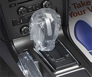 Slip N Grip® - Gear Shift Cover, Plastic, Clear, 5" Width, 17" Length (Pack of 1)
