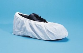 Shoe Covers, Cross Linked Polyethylene, White, Large, 150 Pair Per Case