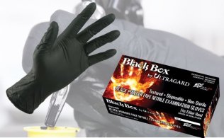 Ultragard gloves - Medium (6/7 mil). - (100 gloves per box MIN 10 box order)