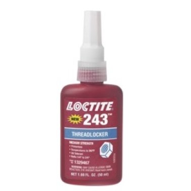 Loctite - 243 Primerless Threadlocker 50 ml bottle    (Sold Individually)