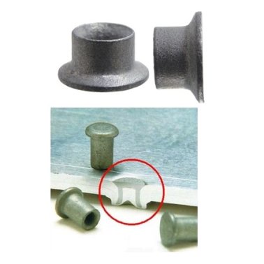 5.3x7.0mm Self-Piercing Rivets (25 per pack)