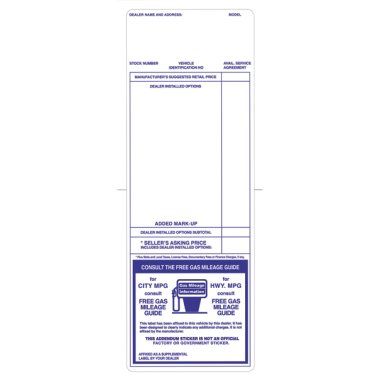 Addendum Stickers – Large