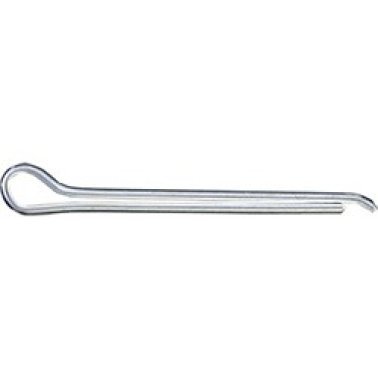 ANSI B18.8.1 Cotter Pin, Standard Extended Prong, 18-8 Stainless Steel, Plain Finish, 0.109" Hole Diameter, 3/32 x 1/2" (Pack of 100)