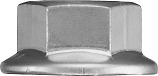 Flange Nut Property Class 8 Zinc Finish Steel M8-1.25 (50 per pack)
