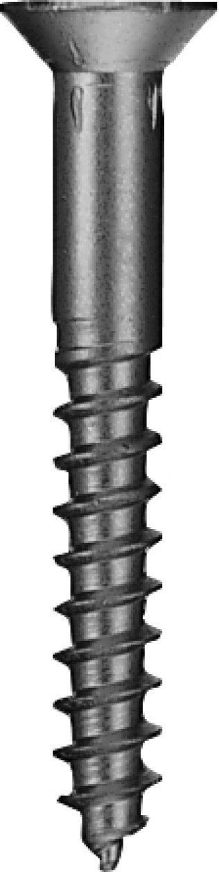 Wood Screw Phillips Flat Head Zinc Finish Steel #10 x 2 (50 per pack)