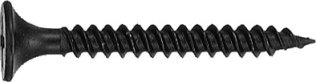 Drywall Screw Phillips Bugle Flat Head Black Finish Steel #8 x 3 (50 per pack)