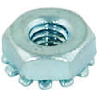 Keps Lock Nut Zinc Finish Steel #4-40 (100 per pack)