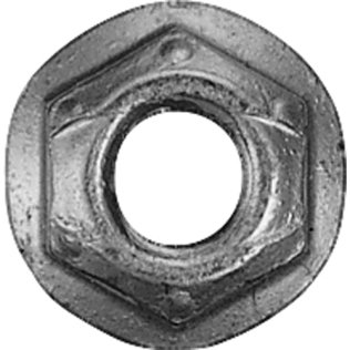 Flange Lock Nut Grade 8 Zinc Finish Alloy Steel 1/4-20 (100 per pack)