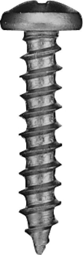 Sheet Metal Screw Phillips Pan Head Zinc Finish Steel #4 x 1/4 (100 per pack)