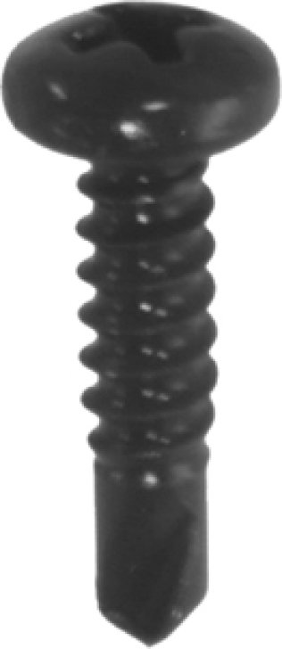 Self-Drilling Screw Pan Head Black Finish Steel #8 x 1 (50 per pack)