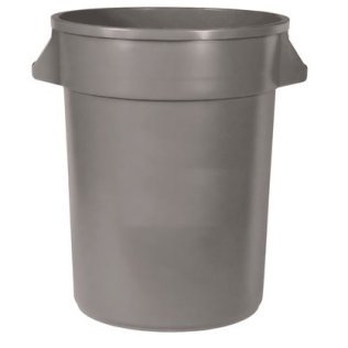 Trash Can 55-Gallon Garbage Container (fits on mobile dolly)