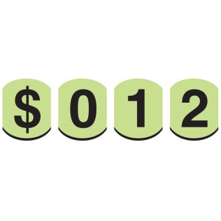 4" Tall Bubble Numbers Kit (20 doz)