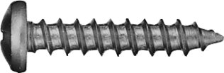 Phillips Pan Head Sheet Metal Screw - #6 Diameter; 5/8 Length; Phillips Drive; Pan Head; Steel; Zinc Finish; Sheet Metal Screw (100 per pack)