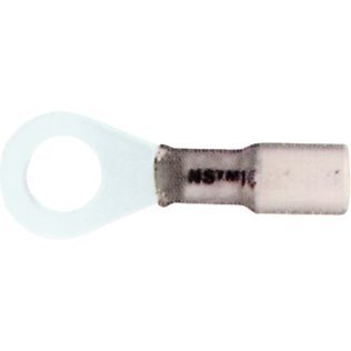 Ring Tongues 22-18 AWG 1/4 Stud Size 2-Piece Heat Seal (50 per pack)