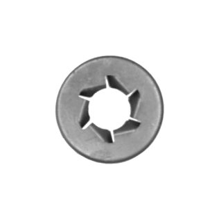 Metric Push-Tite Retainer - Fits M10 Stud; 24mm O.D.; Steel; Zinc Finish (50 per pack)