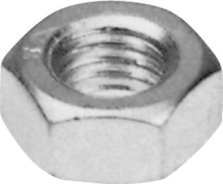 Hex Nut Property Class 8 Zinc Finish Steel M7-1.0 (100 per pack)