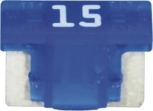 Low-Profile MINI Fuses-15 Amps , Blue (Pack of 5)