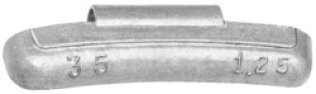 EN Series Polymer-Coated Lead Clip-on Wheel Weight - 45 g. (Pack of 25)