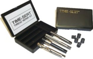 TIME-SERT® - Professional Thread Repair Metric Kit, Thin-Walled Synchronized Internal External Threads, Self-Locking, Solid Bushing, M12 x 1.75 (Pack of 1)