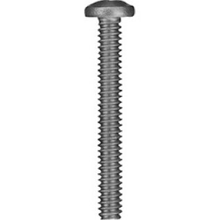 Machine Screw, Phillips Pan Head, Steel, Zinc Finish, Fine Thread, #10-32 x 1-1/2" (Pack of 50)
