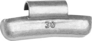 FN Series Lead Clip-On Wheel Weight with Hardened Spring Steel Clips, Polymer Coated, OE Design, Suitable for Light Truck, 27.5g (Pack of 25)