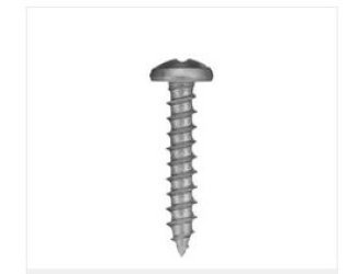 Phillips Pan Head Sheet Metal Screw, 18-8 Stainless Steel, #10 Diameter, 1/2" Length (Pack of 100)