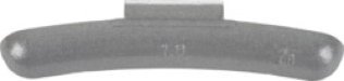 LHZ Series Zinc Clip-On Wheel Weight with Hardened Spring Steel Clips, Polymer Coated, Suitable for Light Truck, 1-1/2oz (Pack of 25)