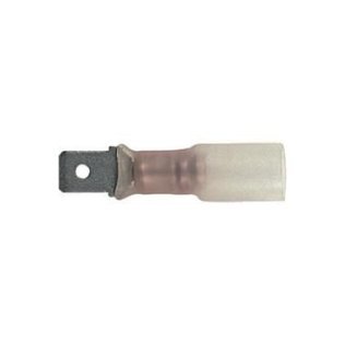 Female Quick Slide Terminal, Insulated, 12 to 10 AWG, 1/4" Tab Width, Yellow (Pack of 50)