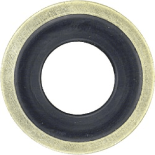 Steel Drain Plug Gasket with Rubber Seal - 1/2 I.D. 1 O.D. 3/64 Thickness (25 per pack)