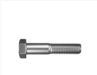 FalconGrip® - Hex Cap Screw, Grade 5, Steel, Zinc Finish, Coarse Thread, 15/64" Head Height, 9/16" Across Flats, 3/8-16 x 3" (Pack of 50)