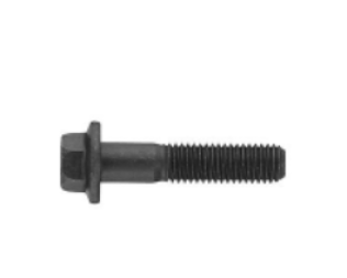 ANSI B18.2.3.4 Hex Flange Bolt, Grade 10.9, Alloy Steel, Plain Finish, Coarse Thread, 8mm Across Flats, M6-1 x 30mm (Pack of 10)