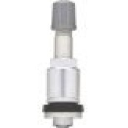 Silver Fixed-Angle Metal TPMS Valve - 20 Pack (Valve Only) (Pack of 20)
