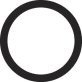 Industrial O-Ring, Nitrile, Black, 18mm ID x 2mm Thickness (Pack of 50)