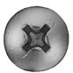 Machine Screw, Phillips Pan Head, Steel, Zinc Finish, Coarse Thread, #12-24 x 1" (Pack of 100)