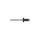 Window Regulator Rivet, Peel Type, Aluminum/Steel, Yellow Zinc, 1/4" Diameter, 0.14-0.187" Grip Range, 1/2" Flange Diameter (Pack of 25)