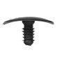 Upper Grille Attachment - 1-1/4 Head Diameter; 5/16 Stem Diameter; 1/2 Stem Length; Black Nylon (25 per pack)